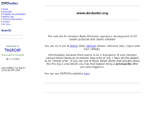 Tablet Screenshot of dxcluster.org